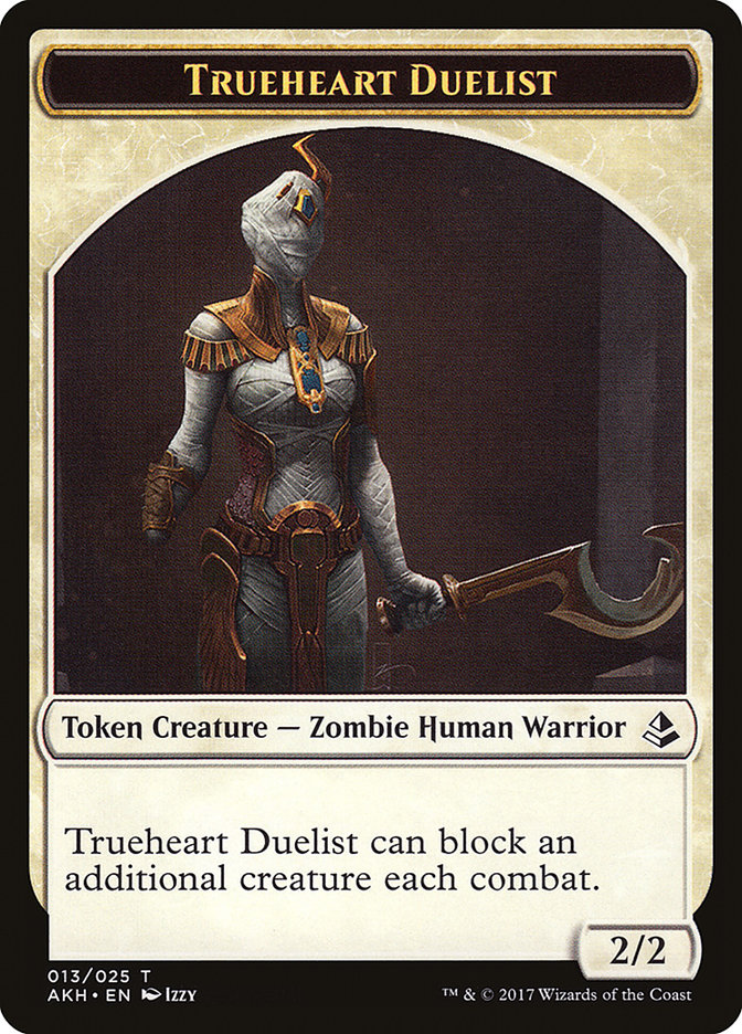 Trueheart Duelist Token [Amonkhet Tokens] | Chromatic Games