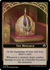 The Monarch // Shapeshifter Double-Sided Token [March of the Machine Commander Tokens] | Chromatic Games