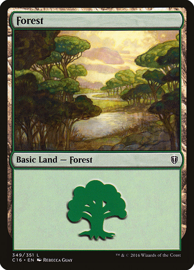 Forest (349) [Commander 2016] | Chromatic Games