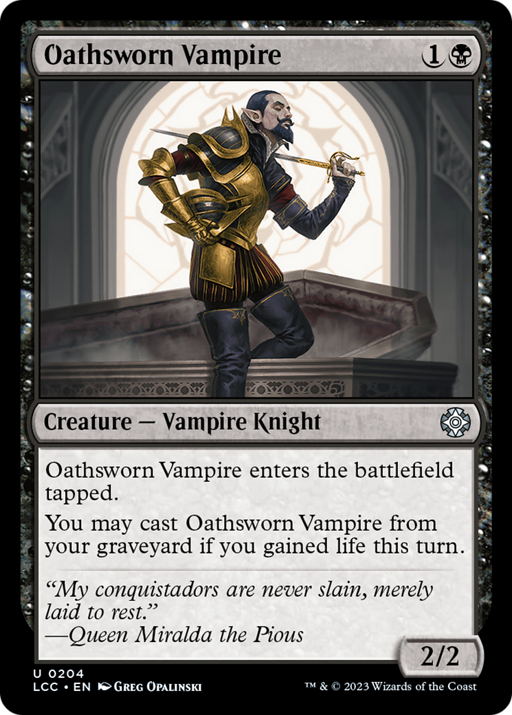 Oathsworn Vampire [The Lost Caverns of Ixalan Commander] | Chromatic Games