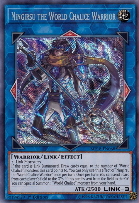 Ningirsu the World Chalice Warrior [MP18-EN068] Secret Rare | Chromatic Games