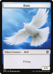 Bird // Cat Double-Sided Token [Phyrexia: All Will Be One Commander Tokens] | Chromatic Games