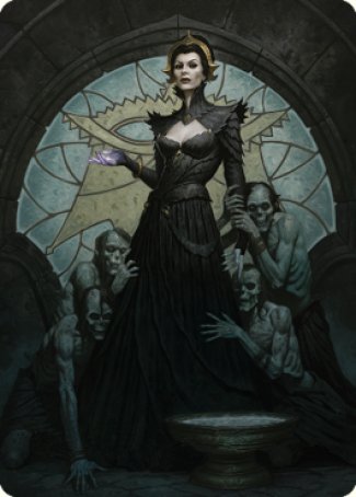 Liliana of the Veil Art Card [Dominaria United Art Series] | Chromatic Games