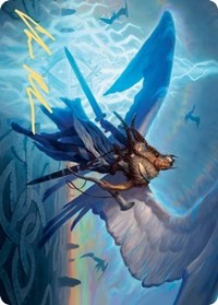 Righteous Valkyrie Art Card (Gold-Stamped Signature) [Kaldheim Art Series] | Chromatic Games