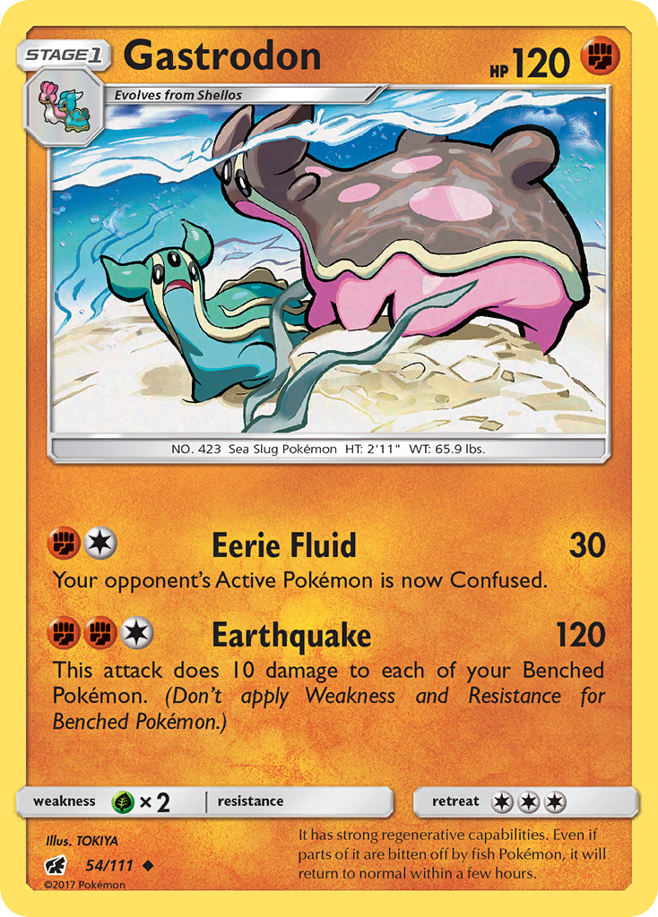 Gastrodon (54/111) [Sun & Moon: Crimson Invasion] | Chromatic Games