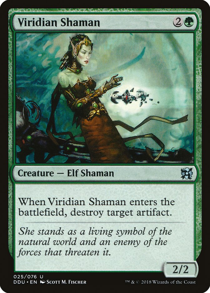 Viridian Shaman [Duel Decks: Elves vs. Inventors] | Chromatic Games