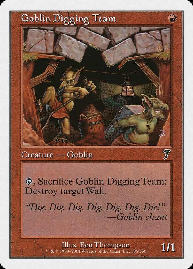 Goblin Digging Team [Seventh Edition] | Chromatic Games