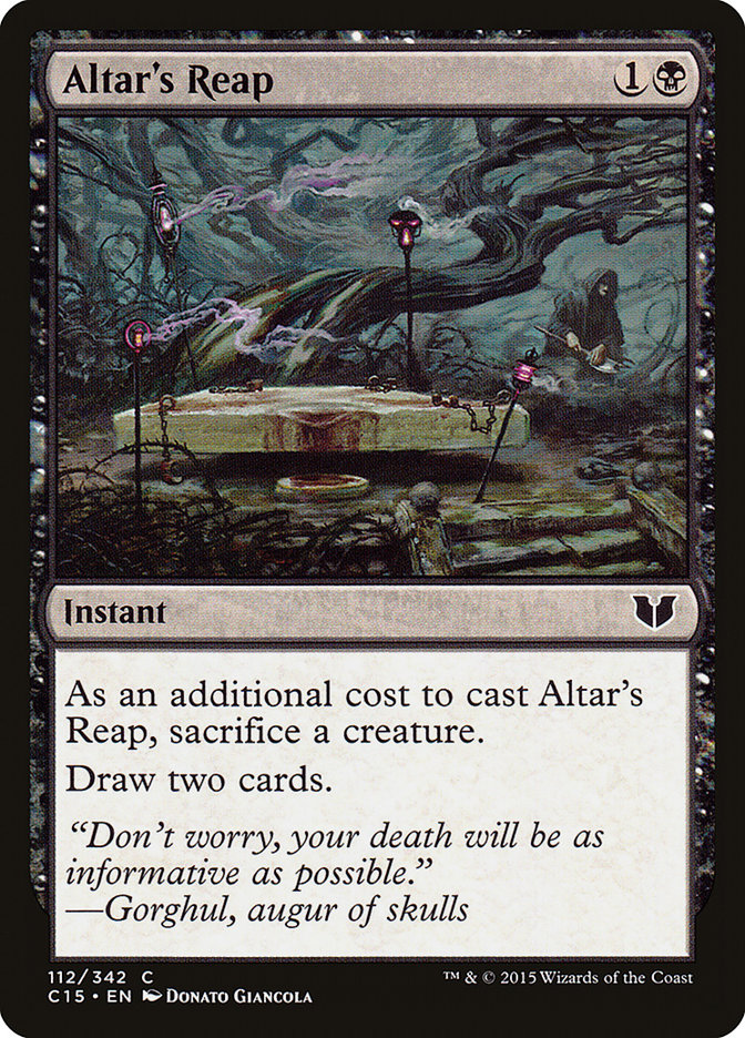 Altar's Reap [Commander 2015] | Chromatic Games