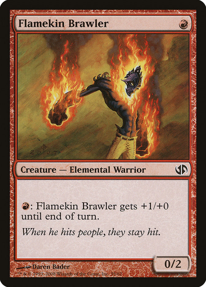 Flamekin Brawler [Duel Decks: Jace vs. Chandra] | Chromatic Games