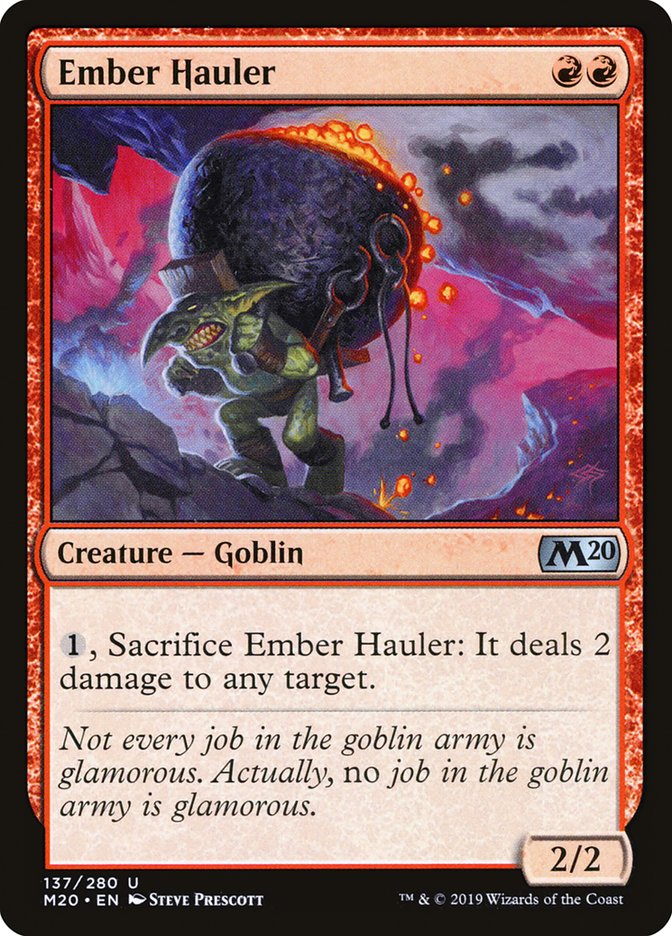 Ember Hauler [Core Set 2020] | Chromatic Games