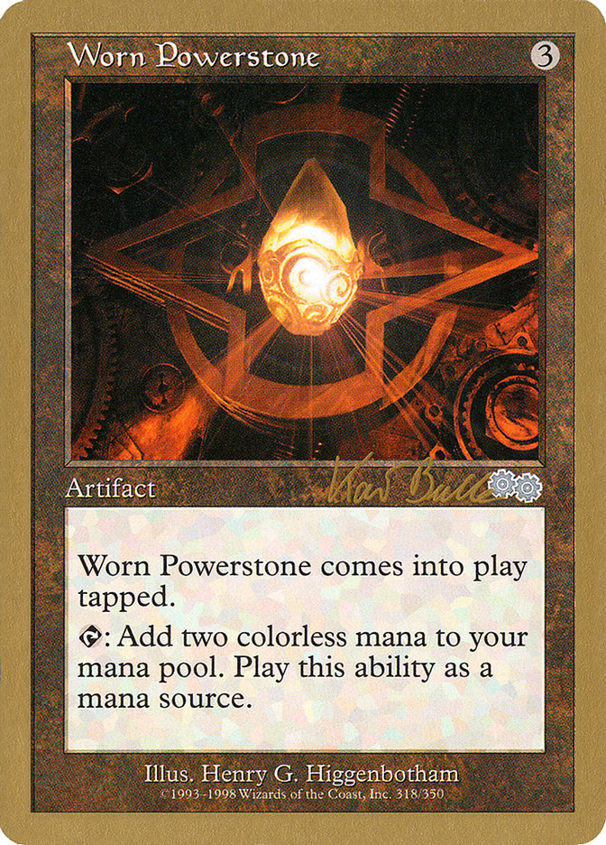 Worn Powerstone (Kai Budde) [World Championship Decks 1999] | Chromatic Games