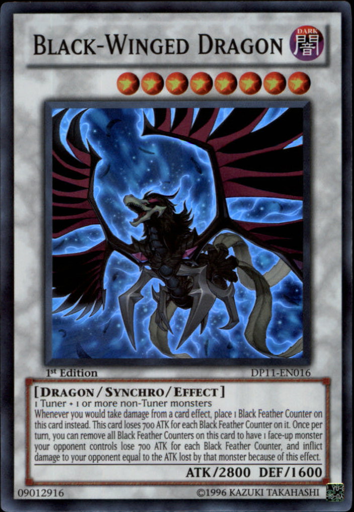 Black-Winged Dragon [DP11-EN016] Super Rare | Chromatic Games