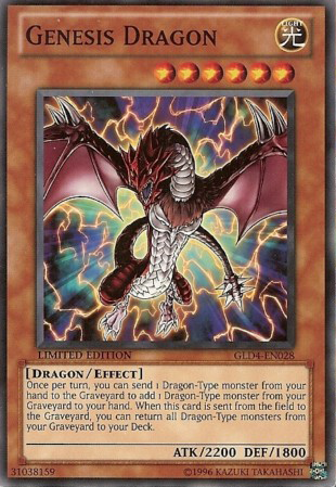 Genesis Dragon [GLD4-EN028] Common | Chromatic Games