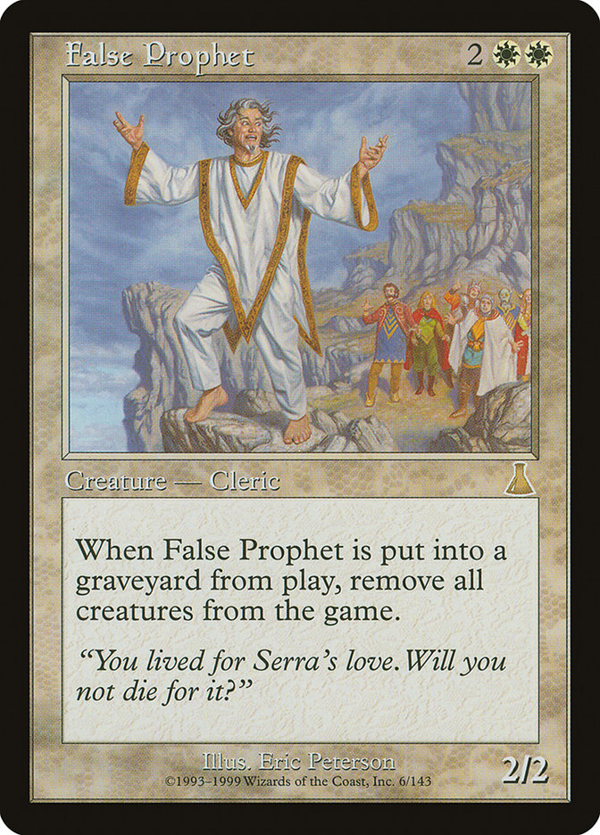 False Prophet [Urza's Destiny] | Chromatic Games