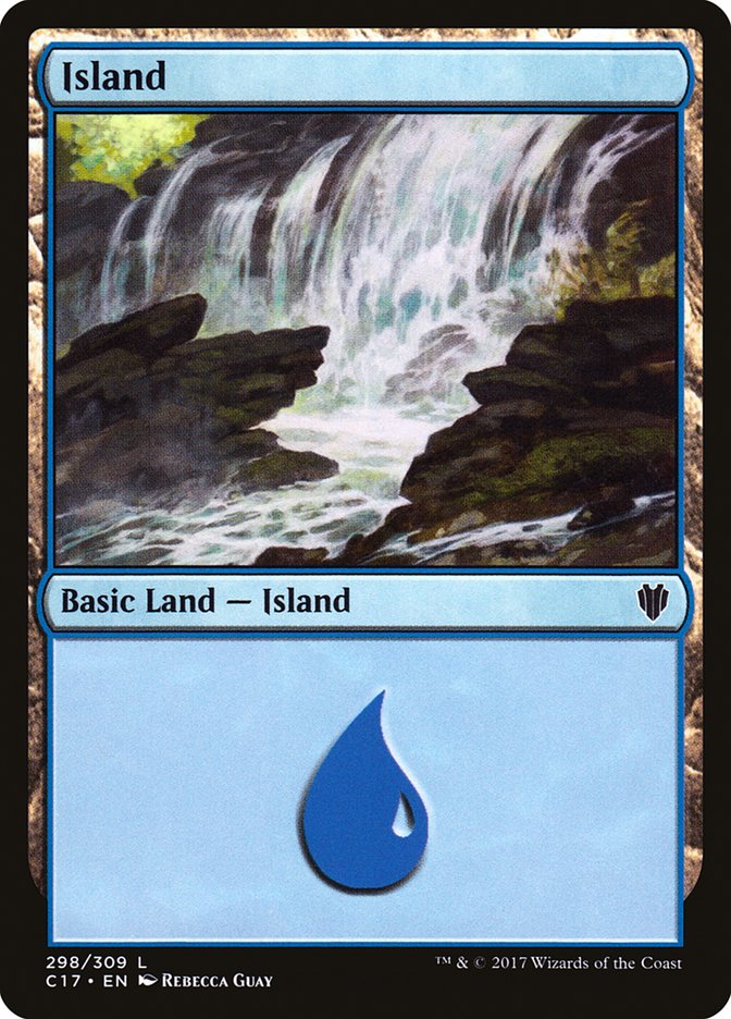 Island (298) [Commander 2017] | Chromatic Games