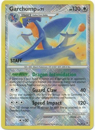 Garchomp (Championship Promo Staff) [League & Championship Cards] | Chromatic Games