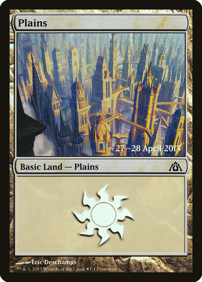 Plains (157) [Dragon's Maze Prerelease Promos] | Chromatic Games