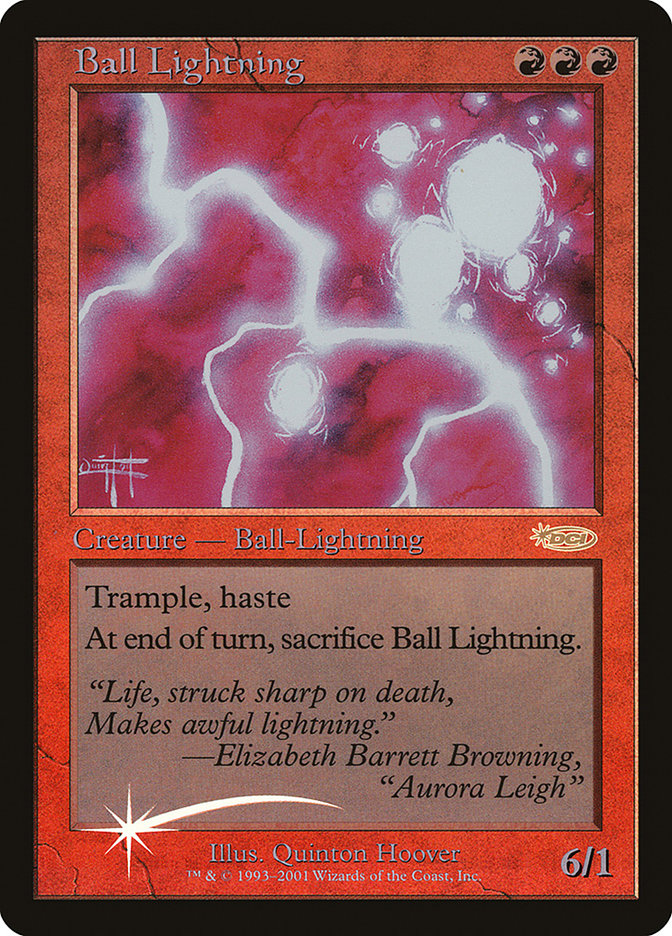 Ball Lightning [Judge Gift Cards 2001] | Chromatic Games