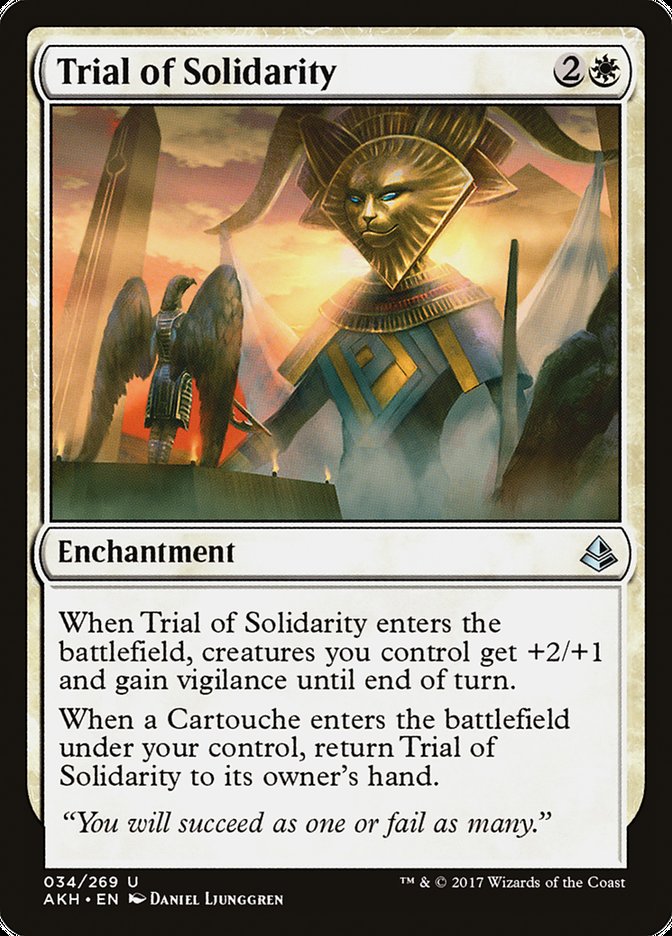 Trial of Solidarity [Amonkhet] | Chromatic Games