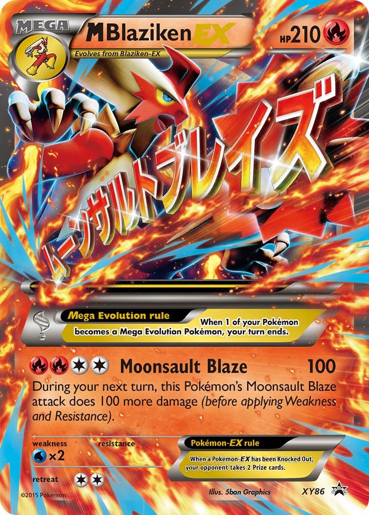 M Blaziken EX [XY Black Star Promos] | Chromatic Games