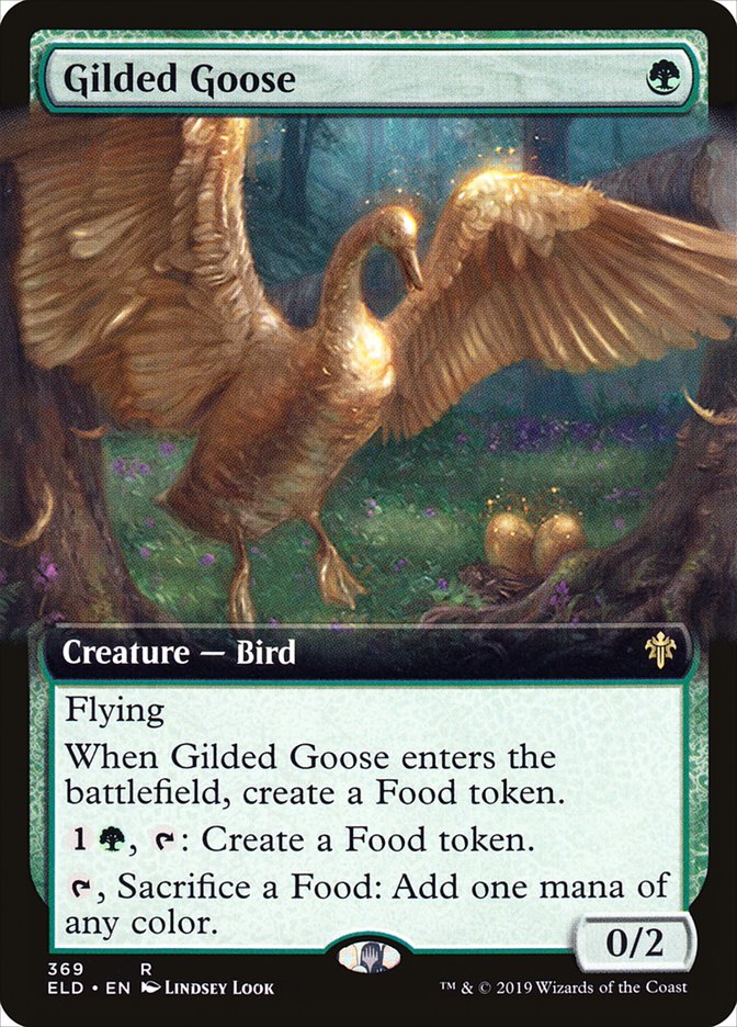 Gilded Goose (Extended Art) [Throne of Eldraine] | Chromatic Games