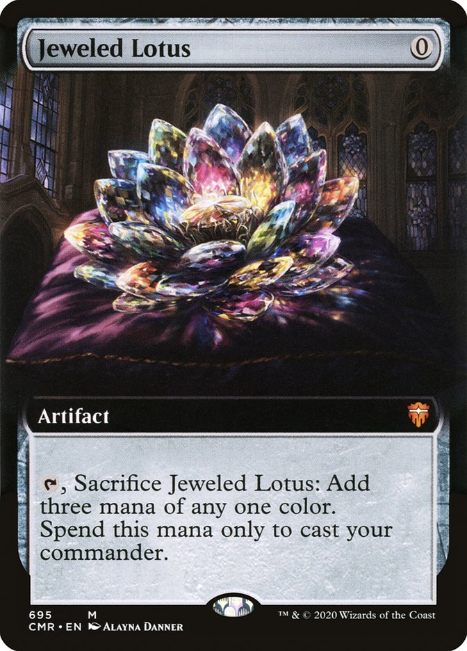 Jeweled Lotus (Extended Art) [Commander Legends] | Chromatic Games