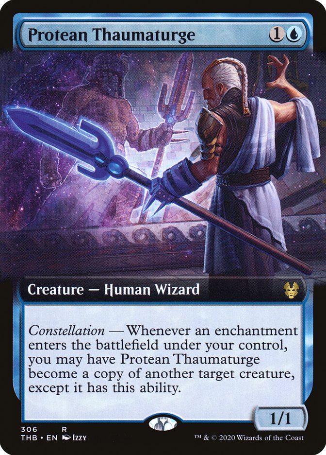 Protean Thaumaturge (Extended Art) [Theros Beyond Death] | Chromatic Games