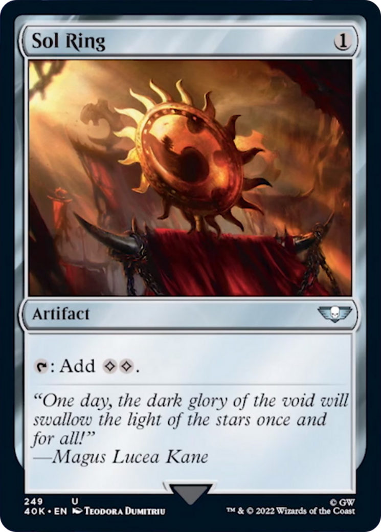 Sol Ring (249) (Surge Foil) [Warhammer 40,000] | Chromatic Games