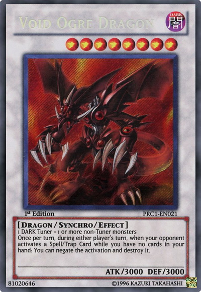 Void Ogre Dragon [PRC1-EN021] Secret Rare | Chromatic Games