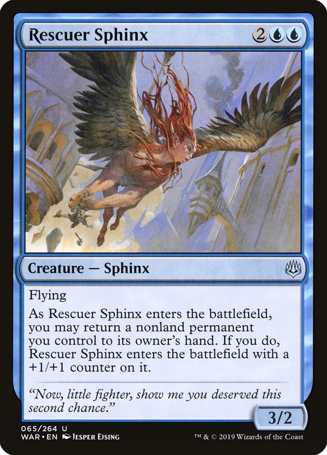 Rescuer Sphinx [War of the Spark] | Chromatic Games