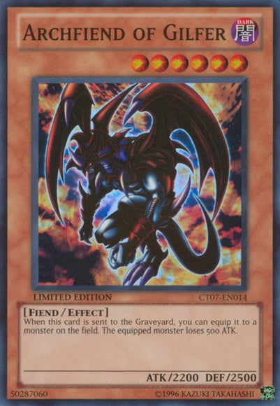 Archfiend of Gilfer [CT07-EN014] Super Rare | Chromatic Games