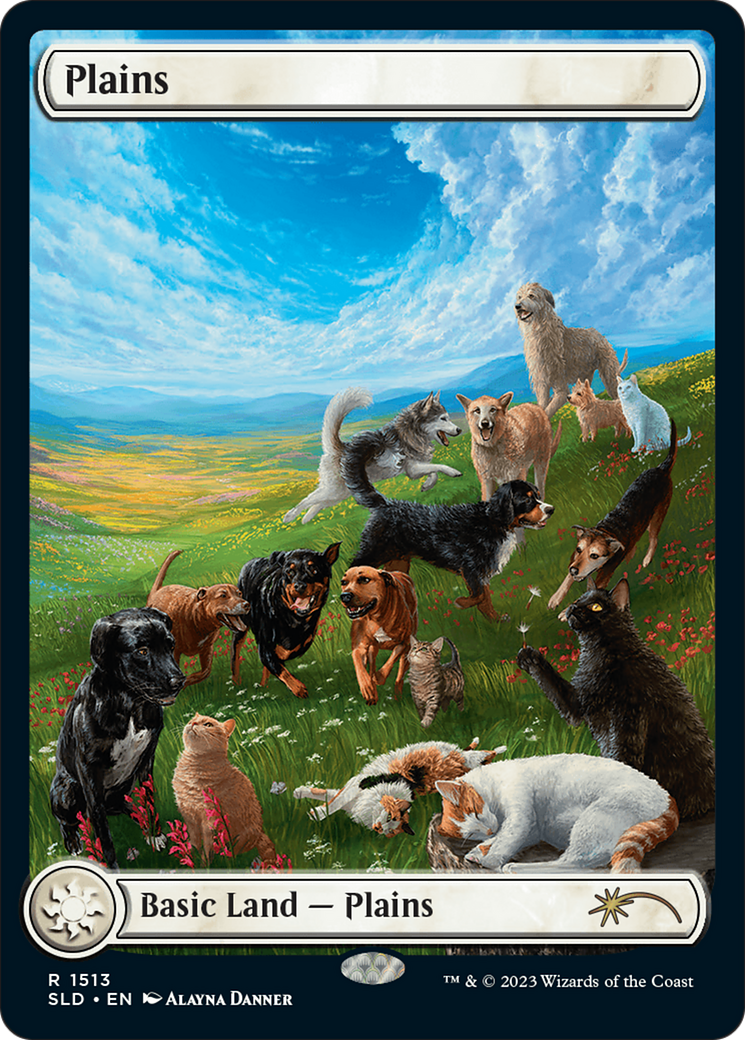 Plains (1513) [Secret Lair Commander Deck: Raining Cats and Dogs] | Chromatic Games