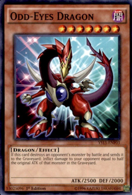 Odd-Eyes Dragon [YS15-ENF03] Shatterfoil Rare | Chromatic Games