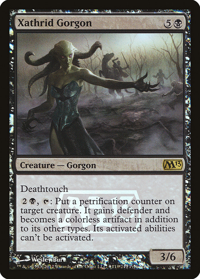 Xathrid Gorgon [Magic 2013 Prerelease Promos] | Chromatic Games