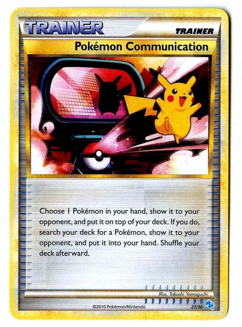 Pokemon Communication [HS Trainer Kit: Gyarados & Raichu] | Chromatic Games