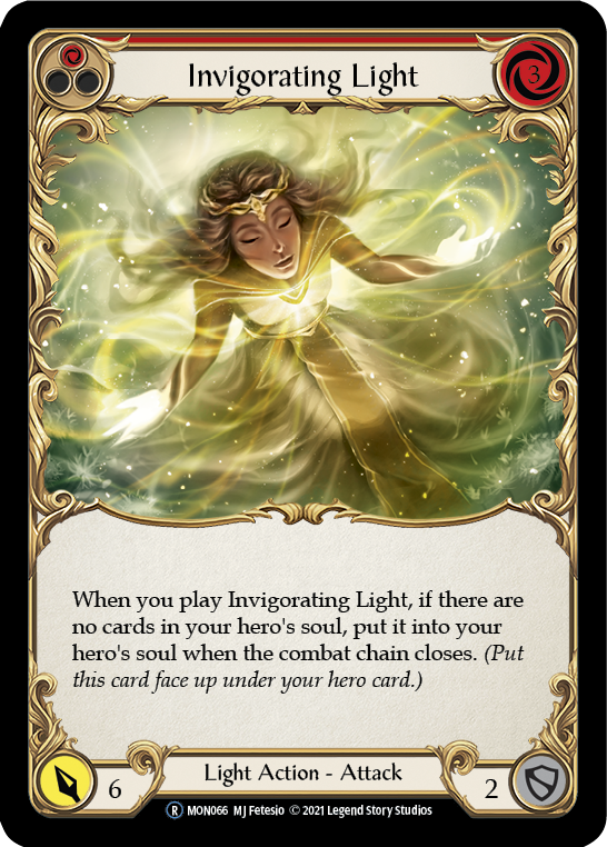 Invigorating Light (Red) [U-MON066] (Monarch Unlimited)  Unlimited Normal | Chromatic Games