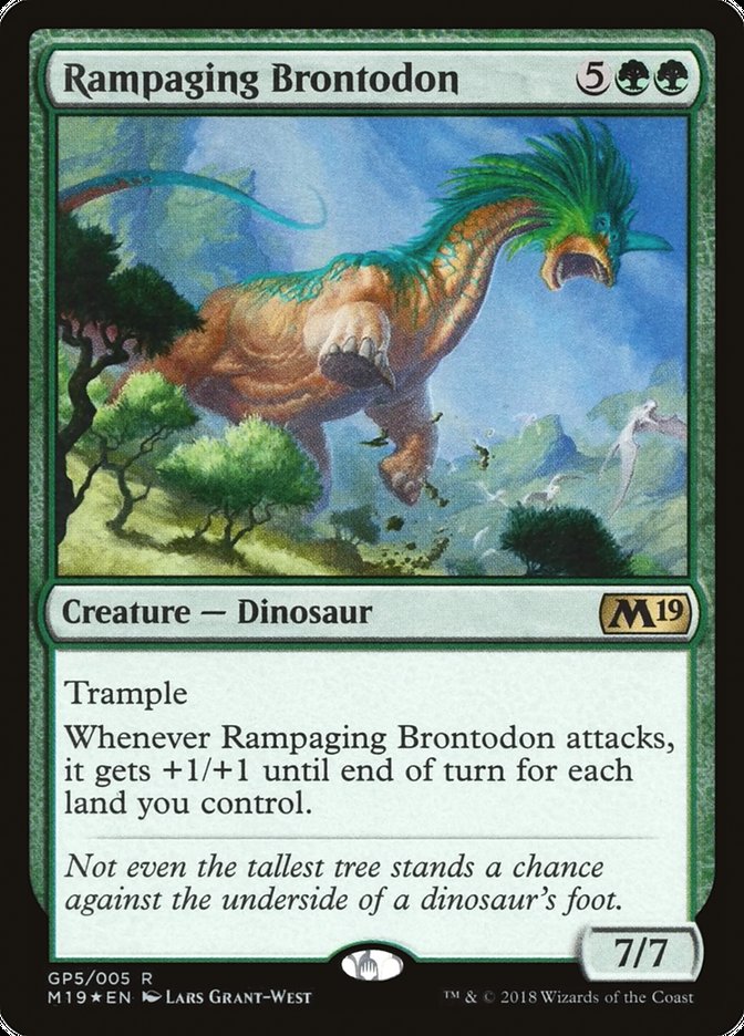 Rampaging Brontodon [Magic 2019 Gift Pack] | Chromatic Games