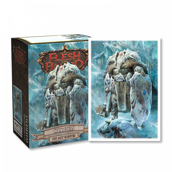 Dragonshield Flesh and Blood Matte Sleeves (Oldhim, Grandfather of Eternity) | Chromatic Games