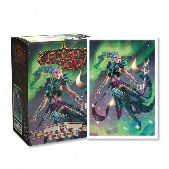 Dragonshield Flesh and Blood Matte Sleeves (Lexi, Livewire) | Chromatic Games