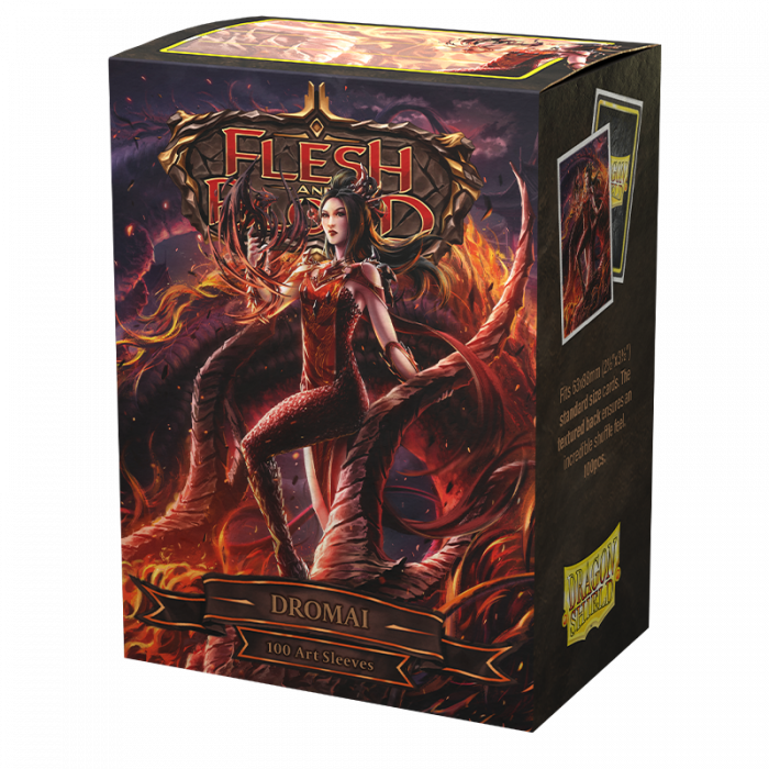 Dragonshield Flesh and Blood Matte Sleeves (Dromai, Ash Artist) | Chromatic Games