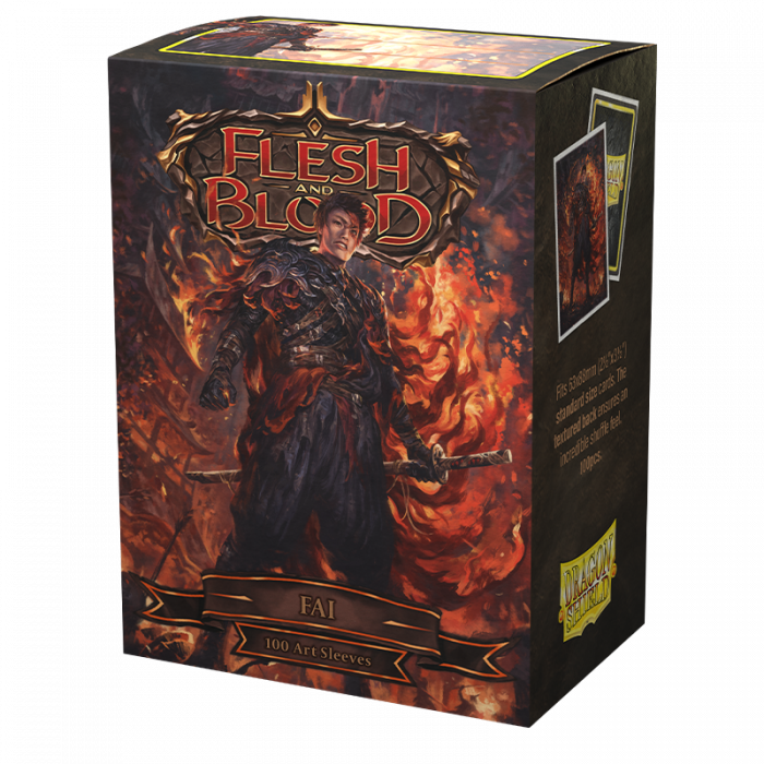 Dragonshield Flesh and Blood Matte Sleeves (Fai, Rising Rebellion) | Chromatic Games