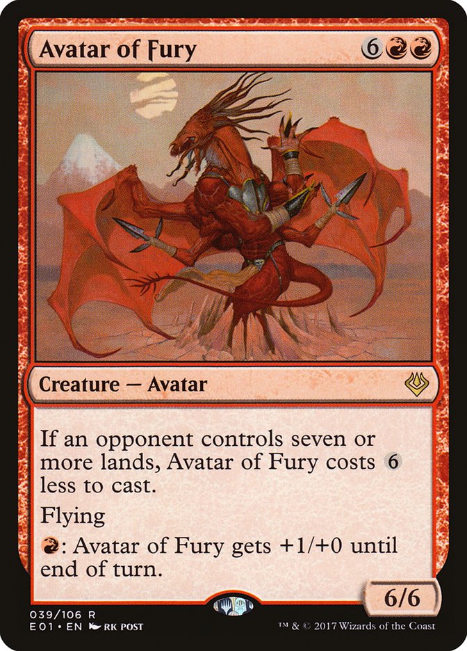 Avatar of Fury [Archenemy: Nicol Bolas] | Chromatic Games