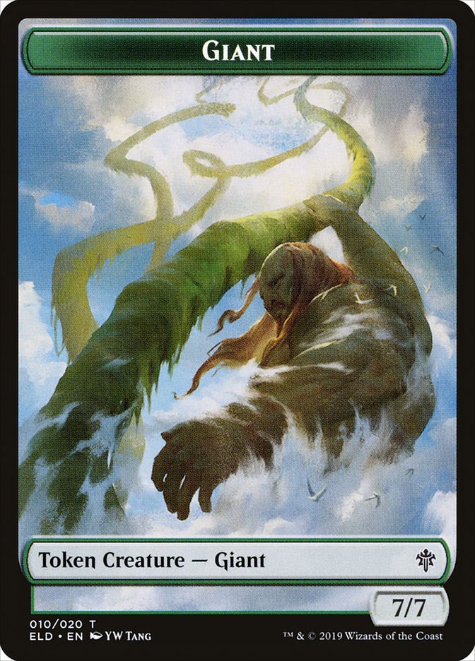 Giant Token [Throne of Eldraine Tokens] | Chromatic Games