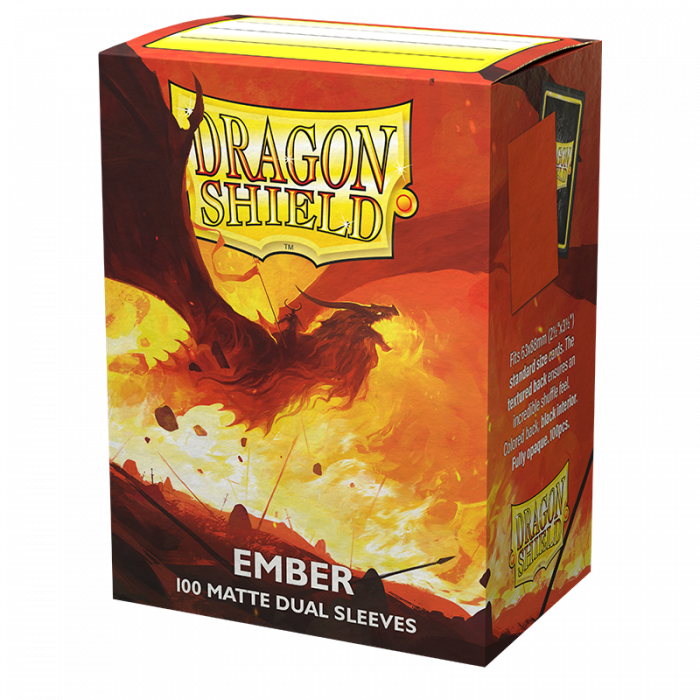 Dragon Shield Dual Matte 100 Standard Size (Ember) | Chromatic Games