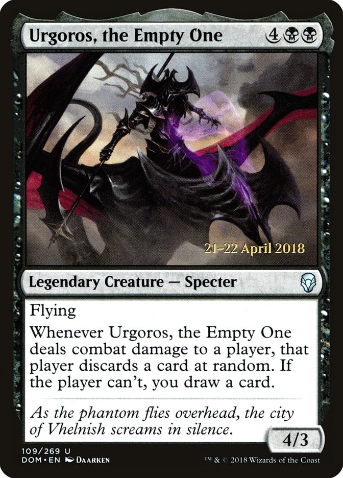 Urgoros, the Empty One [Dominaria Prerelease Promos] | Chromatic Games