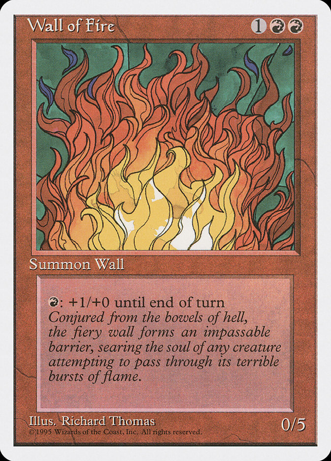 Wall of Fire [Fourth Edition] | Chromatic Games