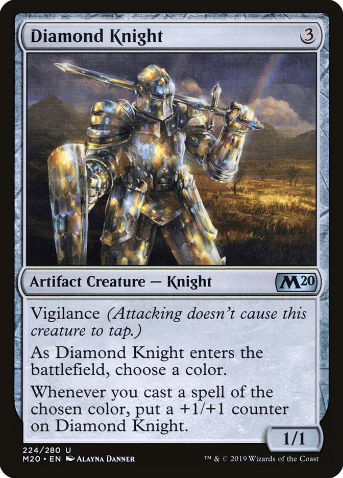 Diamond Knight [Core Set 2020] | Chromatic Games