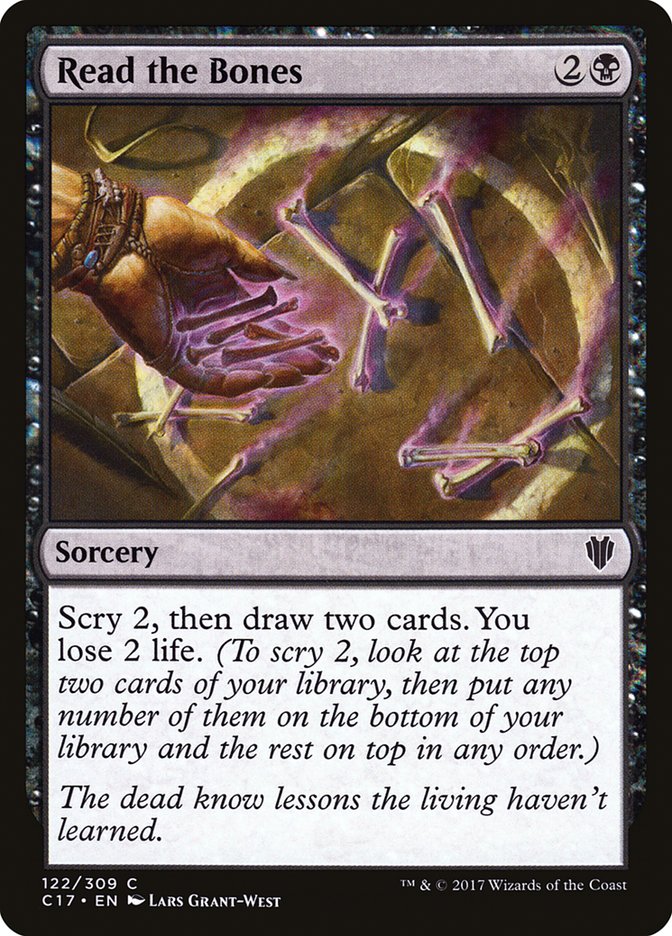 Read the Bones [Commander 2017] | Chromatic Games