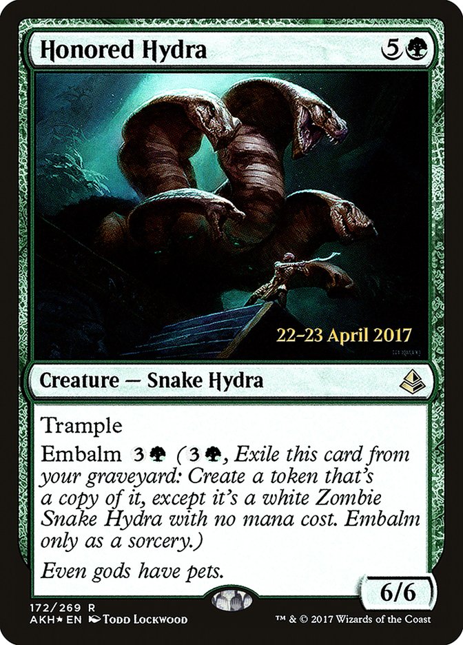 Honored Hydra [Amonkhet Prerelease Promos] | Chromatic Games