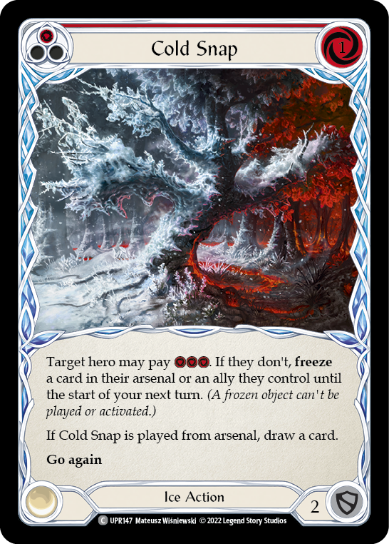 Cold Snap (Red) [UPR147] (Uprising)  Rainbow Foil | Chromatic Games